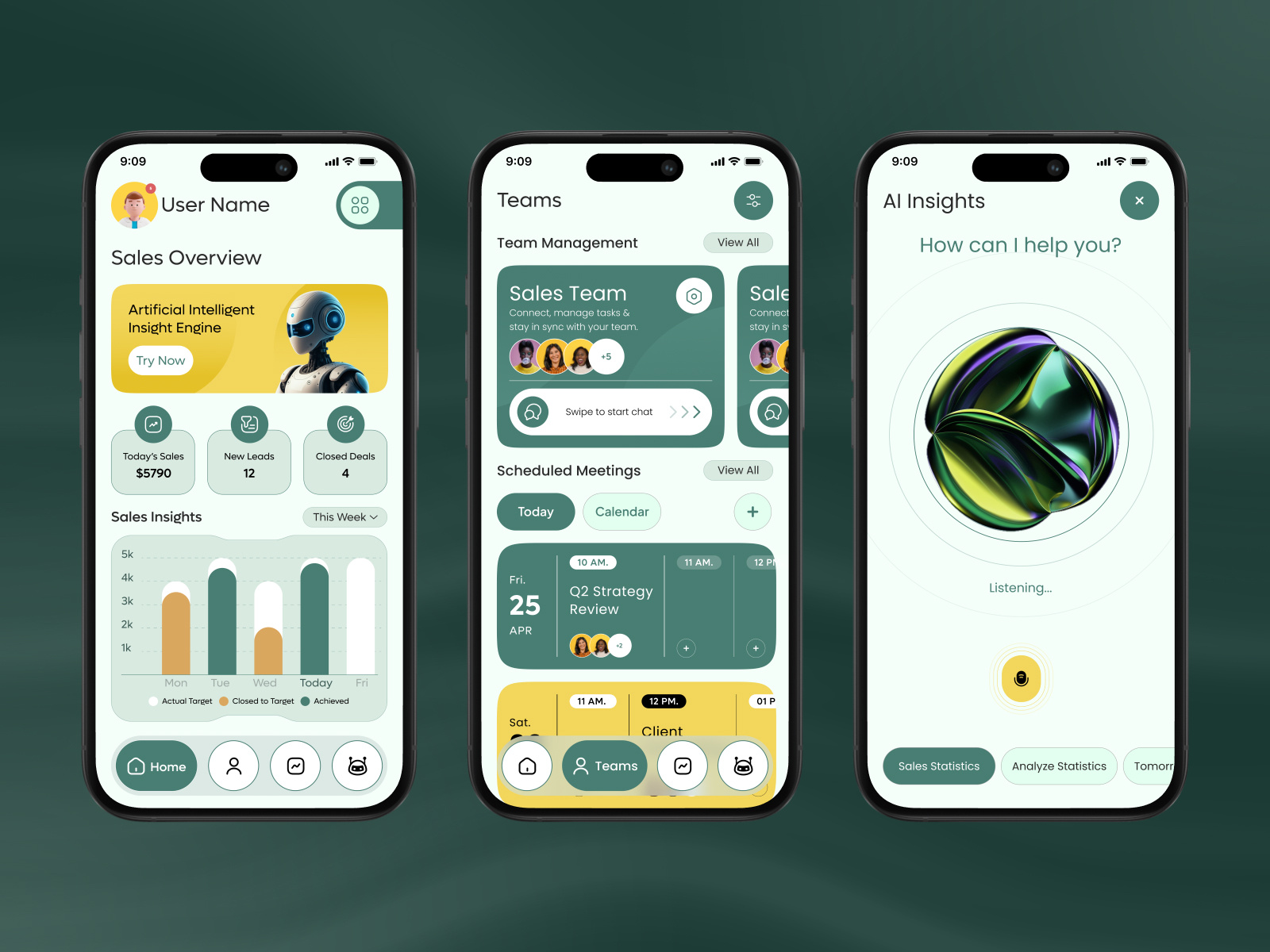 🚀 FinCrew – Sales Team Management App ai insights dashboard landing page leads management app sales sales dashboard app sales management app sales management web app sales tracker sales tracking app tracker app ui design ui ux ux design web app design