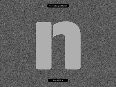 Geogrotesque Stencil animation barcelona branding design emtype font graphic design motion graphics sans type typography ui