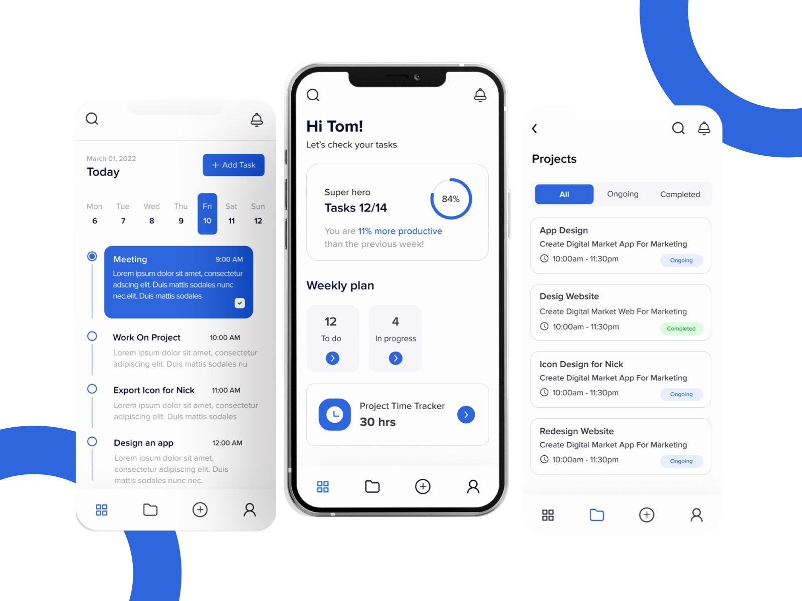 Example of Mobile App Design (Per Screen)