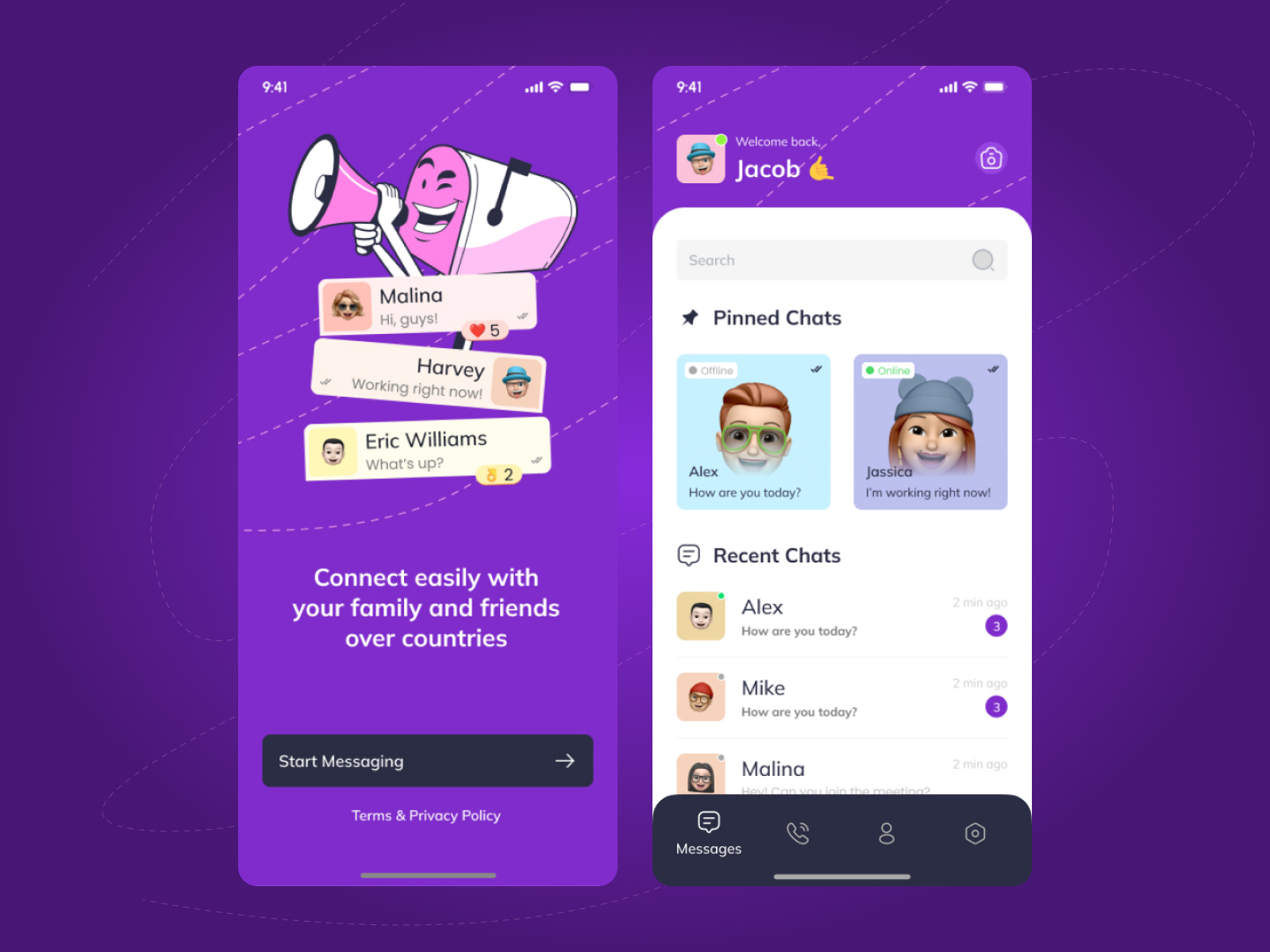 Example of Mobile App Design (Per Screen)