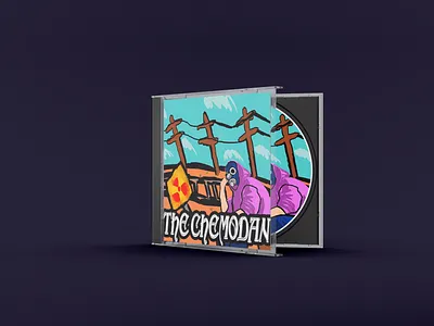 The Chemodan CD cover 2025 album art artwork australlia canada cd collection cover design europe gallery graphic design illustration music newyork trend trending trends usa