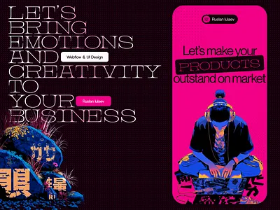 Portfolio. Mobile graphic design mobile design portfolio ui