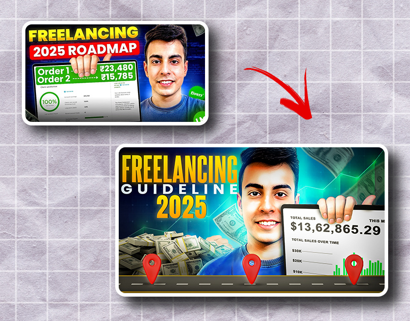 YouTube Thumbnail Redesign branding ctr design graphic design thumbnail thumbnail design youtube thumbnail youtube thumbnail design