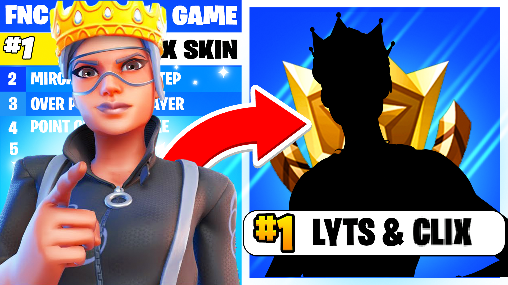 Example of Fortnite Thumbnail Design | 3D Rendering