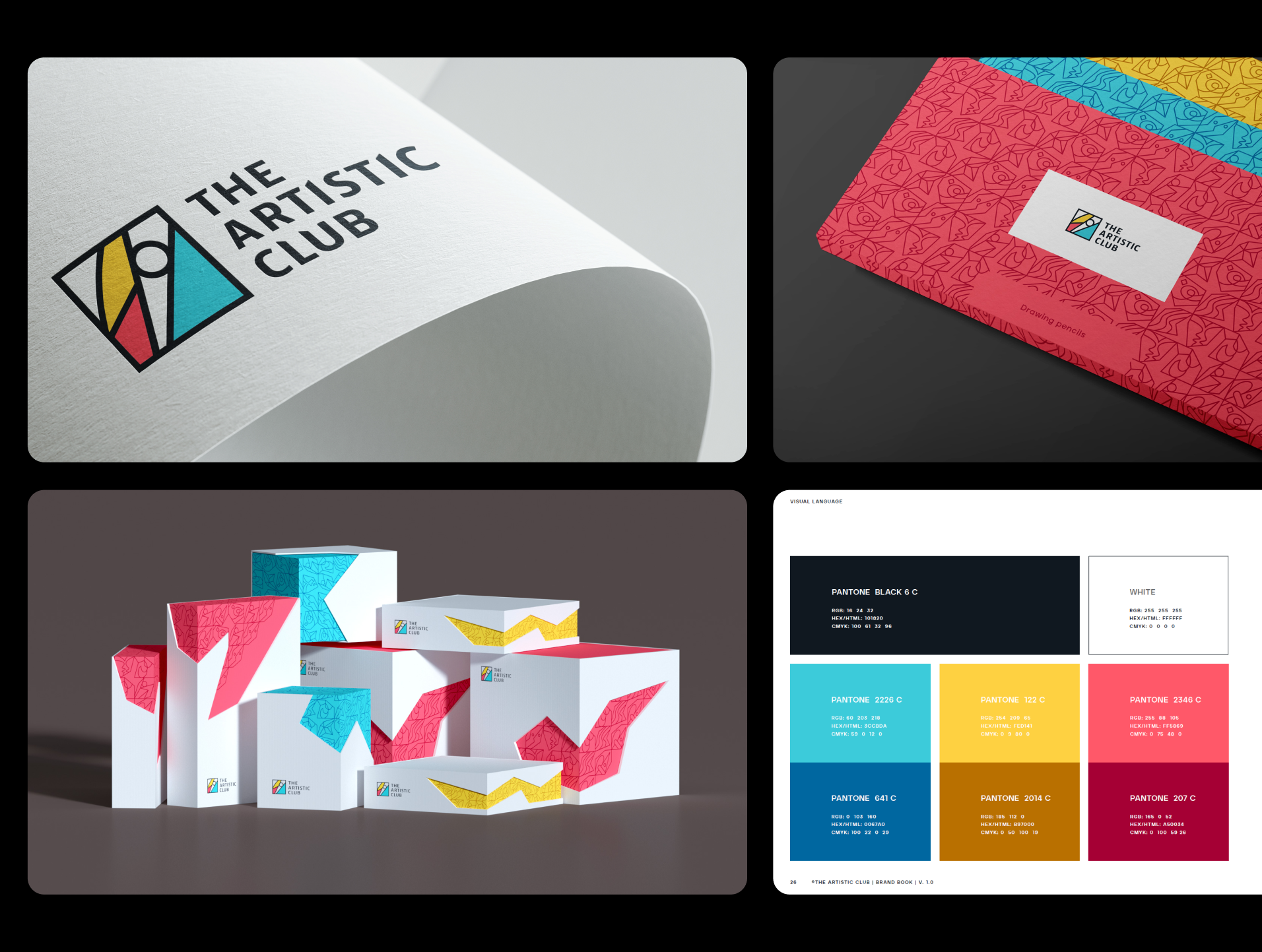 ART GALLERY BRANDING art club art gallery art gallery logo art logo brand identity branding logo design