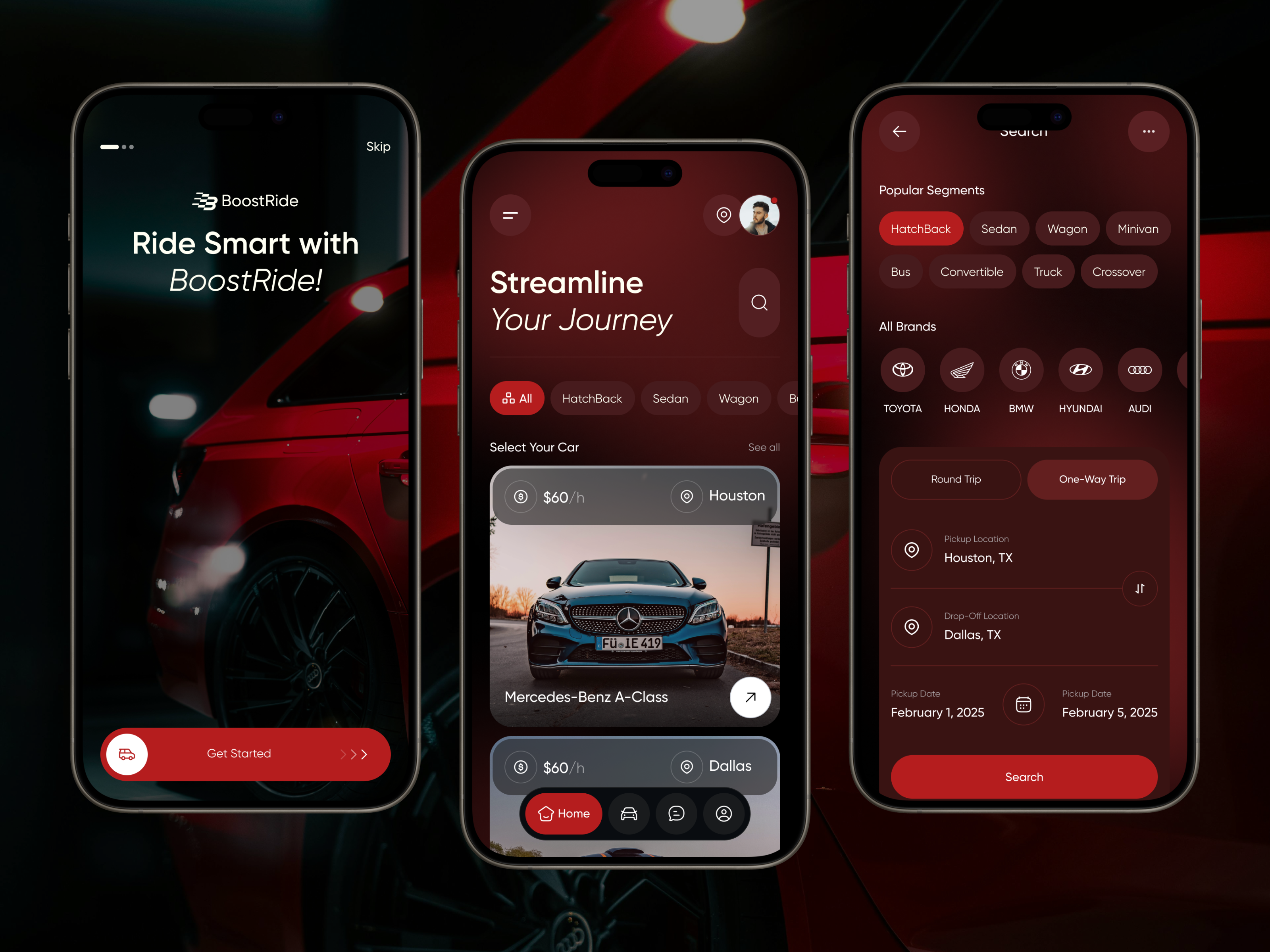 Example of Car Rental Mobile App