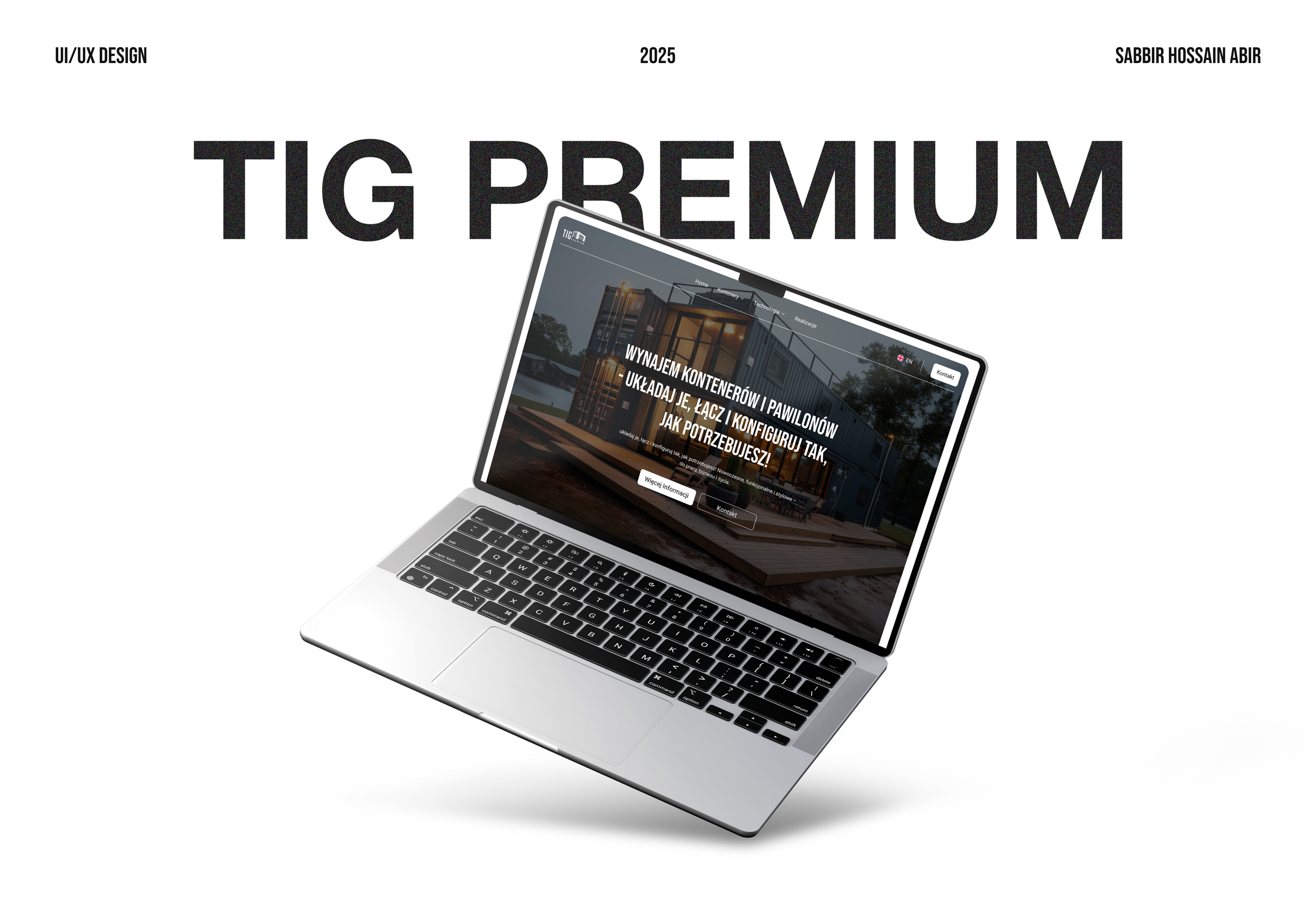 TIG PREMIUM – Branding & Website Redesign branding container house container office landing page design landingpage real estate ui ui design website design