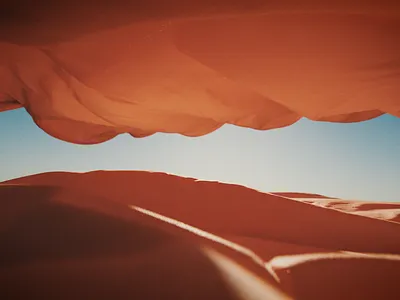 escape ~ 3d abstract c4d cloth design render