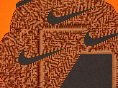 Nike Reaction Diffusion animation branding design graphic design motion graphics