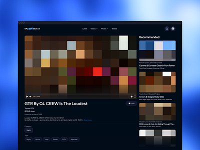 MPB.xxx — Adult Entertainment Portal adult bio page branding logo photo gallery streaming user experience video