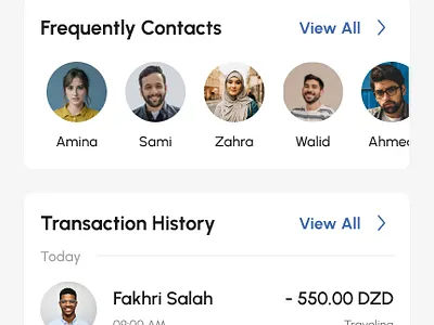 Home page for a Fin-Tech App fin tech ui design ui design ux design