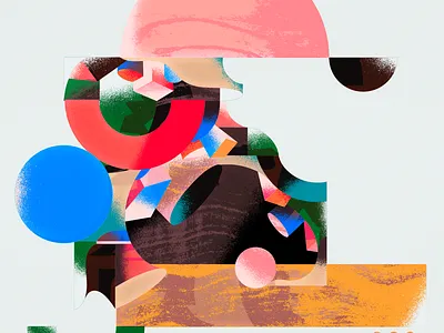 Geometric Fragments 32 3d artwork design graphic design illustration