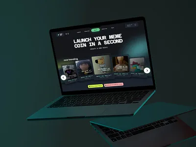 pump.fun redesign - web3 website design figma pump.fun ui web3