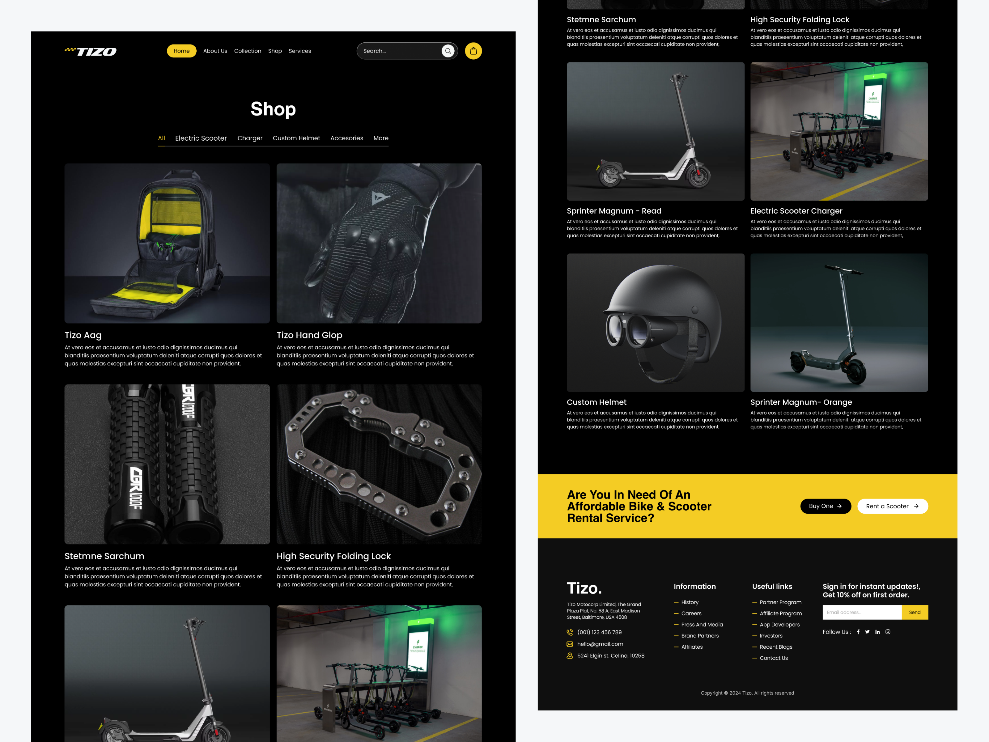 Example of Logo, Brand Identity & Website Design