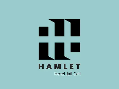 Hotel Jail Cell design icon illustration logo typography логотип типография