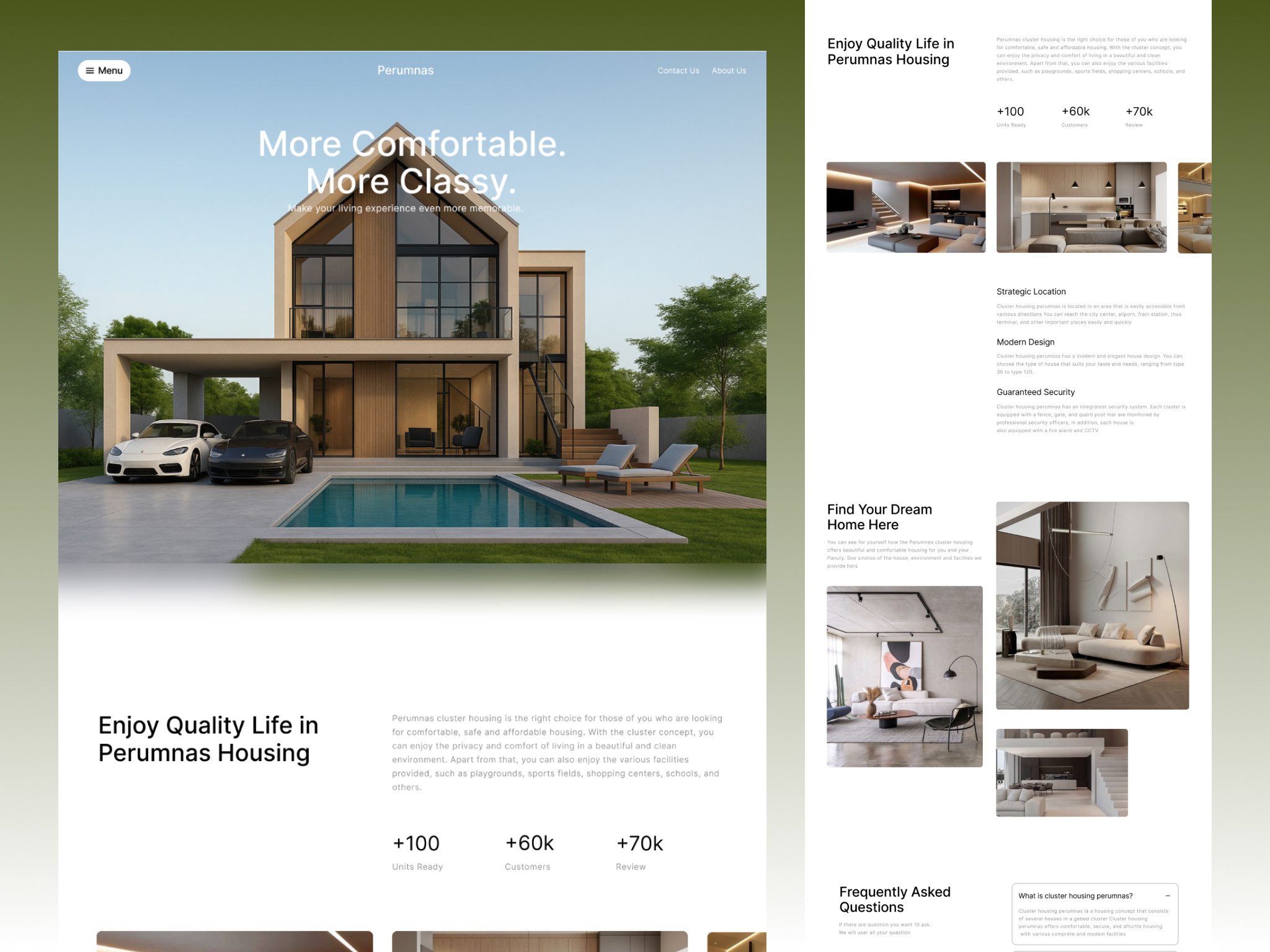 Real Estate Landing Page 3d agency animation app branding design e commerce flat graphic design icon illustration logo motion graphics realestate typography ui ux vector web website