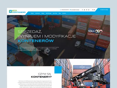 Eco containers design graphic design ui user experience user interface ux web design