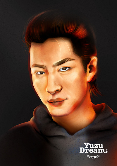 Portrait digital art graphic design illustration photoshop portrait