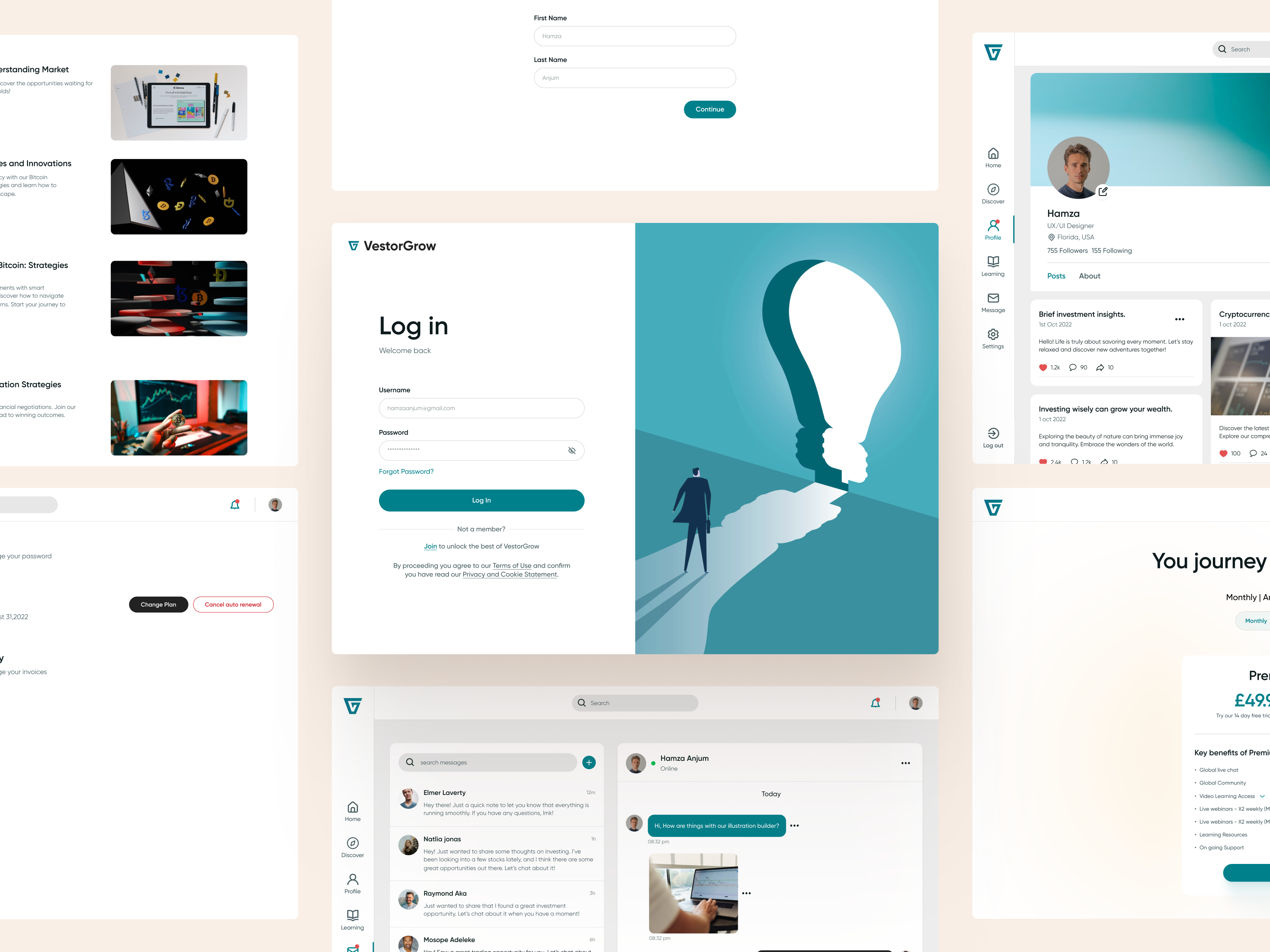 🌱 Web Application clean dashboard figma login login design login page messages minimal pricing product design profile saas saasdesign ui design uidesign uiux uxdesign web app web application webappdesign