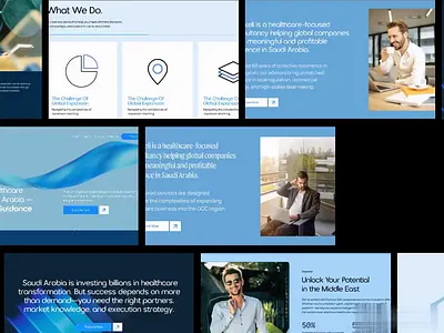 Animated Consultant Website Design animation corporate icon design motion graphics ui ui design ux web design web development