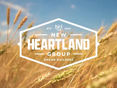 New Heartland Group agency branding design graphic design logo marketing visual identity