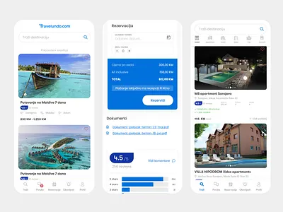 Booking APP Travelundo UI app design interface mobile mobile app ui ux