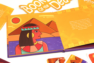 "Book Of the Dead" illustrated children book adobeillustrator book design branding children book design egypt graphic design illustation illustrator motion graphics vector vector illustration