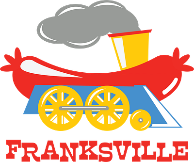 Franksville branding design graphic design logo typography