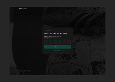 Verify Email Address design ui ui design ux ux design