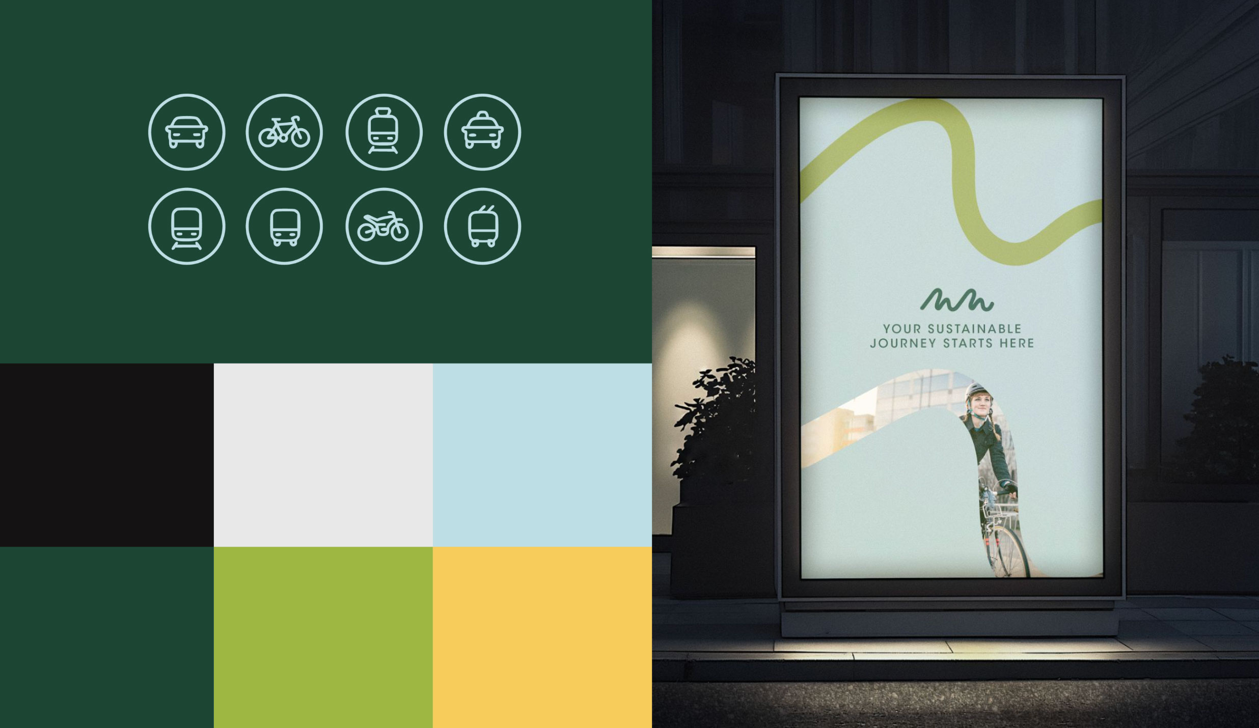 Commuter Services Concept 1 Mockups branding bwdb bwdbinc community commuter illustration non profit nonprofit services