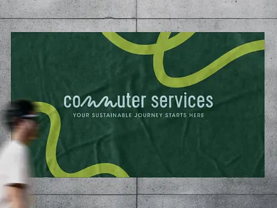 Commuter Services Concept 1 Poster branding bwdb bwdbinc commuter mockup non profit nonprofit poster services