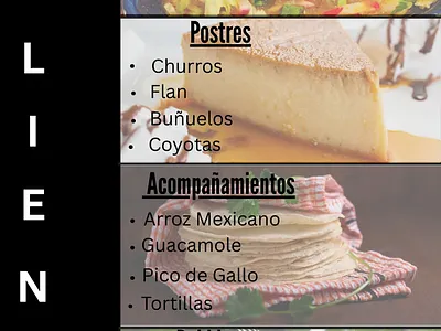 I Will Design a Digital Mexican Food Menu culinarydesign foodmenudesign graphicdesignportfolio mexicancuisine mexicanfood restaurantbranding restaurantmarketing