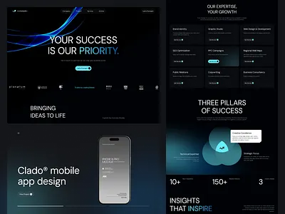 Digital Marketing Website agency agency website branding design digital marketing digital marketing website hr rumen landing landing page landingpage marketing marketing website minimal portfolio website ui ux website website design