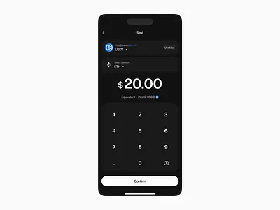 Wish crypto wallet (Spend Crypto Flow 3) crypto product design ui web3