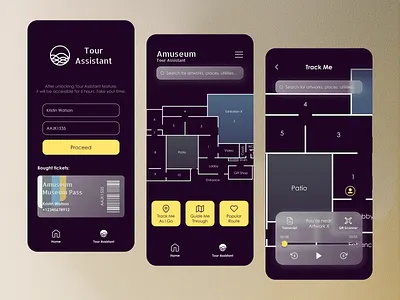 Amuseum – Location-Aware Guided Tour Assistant museum map museum navigation museum tour assistant