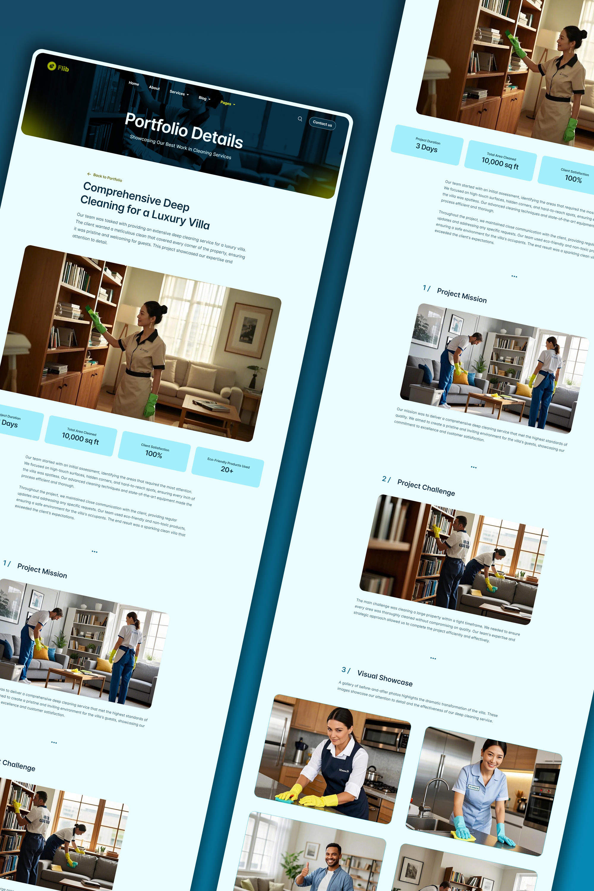 Example of Web Design For Service Based Business