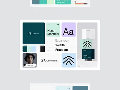 Coachable | Branding concept proposals branding concepts coding color palete exploration rebranding