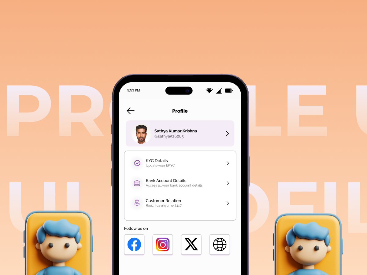 User Profile – Fantasy Play & Earn App cleanui
