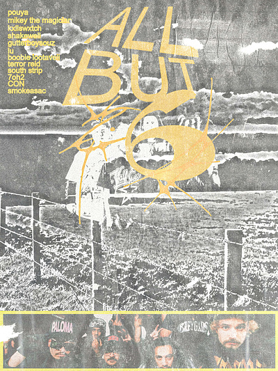 AllBut6 Poster. graphic design
