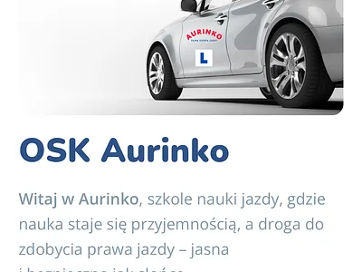 Design and implementation of a website for a Driving School graphic design ui website