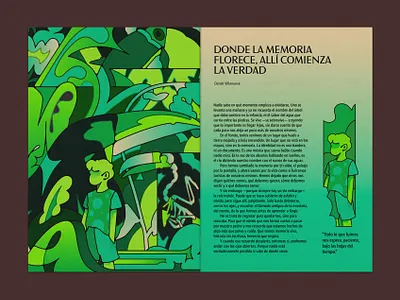 Verdad color daniel villanueva design editorial illustrator vector