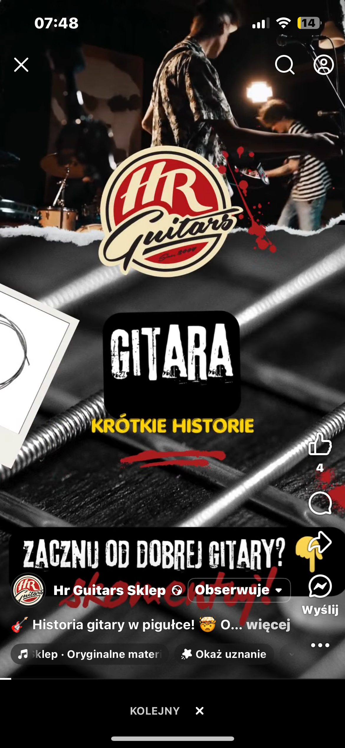 Social media video for a music store film motion graphics socialmedia