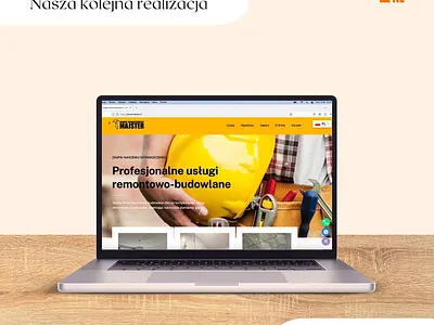 Design and implementation of a website for a construction compan graphic design website