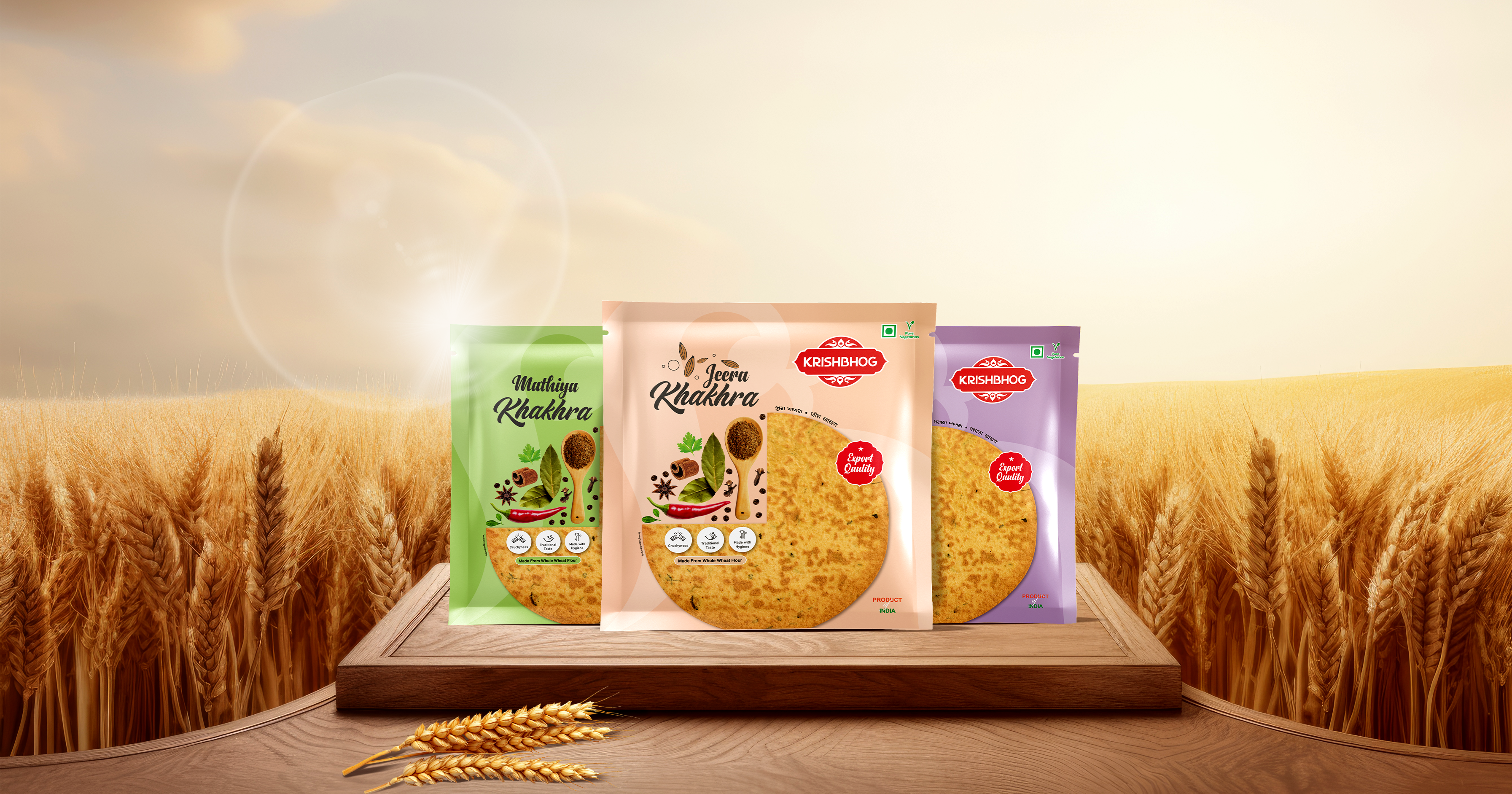 Premium Brand Packaging best Quality krishbhog khakhra bate qauilty branding design graphic design illustration logo motion graphics ui