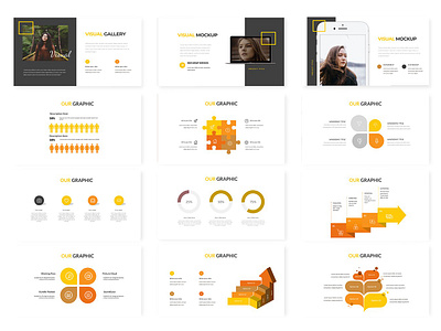 Visual - Powerpoint Template by AQR Studio on Dribbble