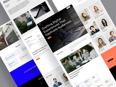 Web Design Agency Starter site app branding divi graphic design icon icons logo portfolio project services ui user research ux web web design zaib ali