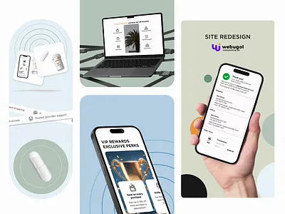 Website Redesign | Valhalla Vitality animation graphic design ui