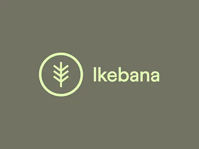Modern logo Ikebana 3d animation brand brand design branding creative logo graphic design green green logo identity logo logo company logo design logo mark logotype modern logo motion graphics swiss logo ui visual style