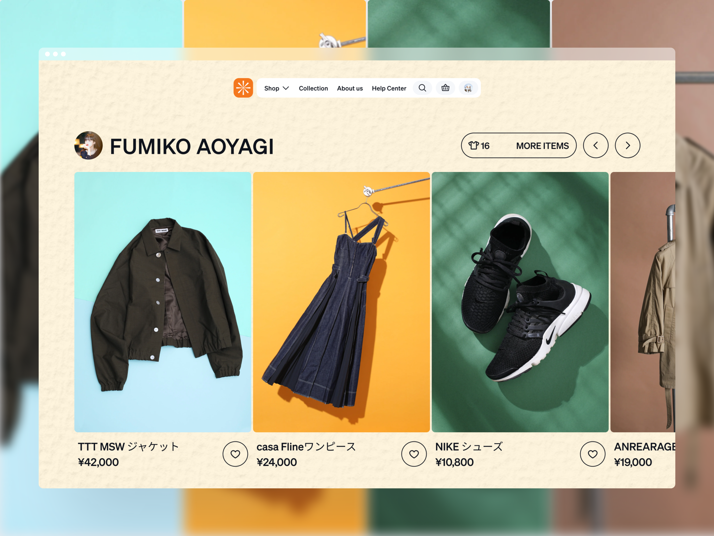 UI Motion - Asterisk appareal branding design e commerce graphic design japan landing page motion graphics shirt shop store ui ux website