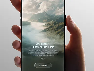 Wander Wonderland exploration mobile ui